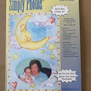 New-Simply Photos Moon and Stars Counted Cross Stitch Kit